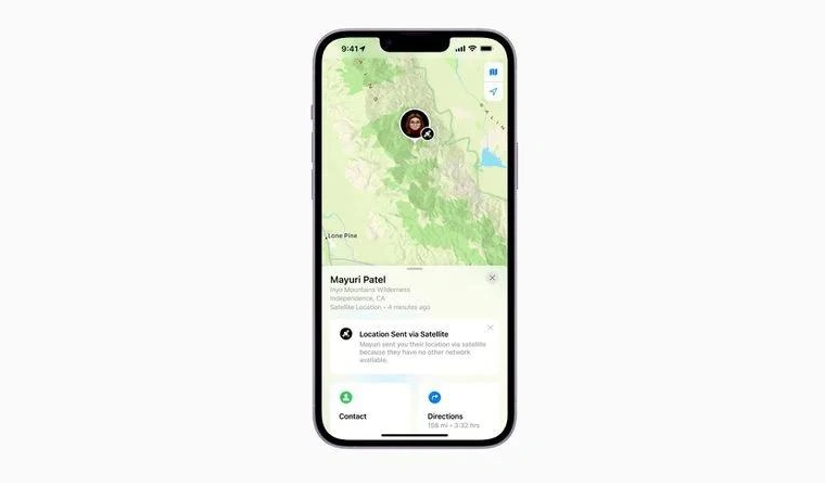 虎丘苹果14维修分享iPhone14系列中 FindMy功能通过卫星分享位置方法教程 